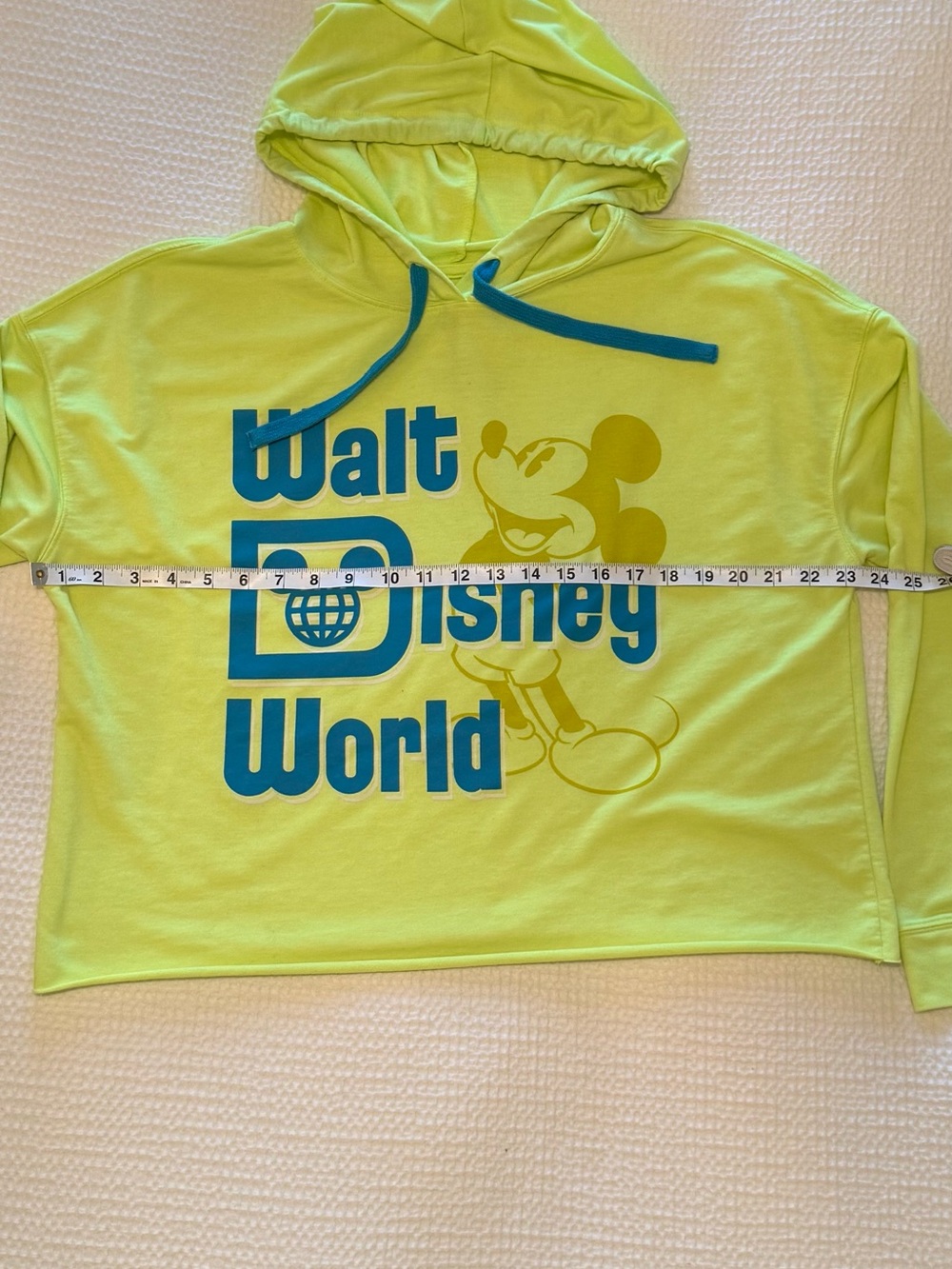 Disney | Disney World Neon Green Hoodie | Size = XL - Picture 3 of 7